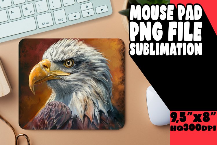 Unique Abstract Bird Mouse Mat