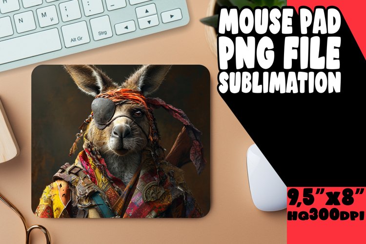 Hilarious Animal Sublimation Mousepad