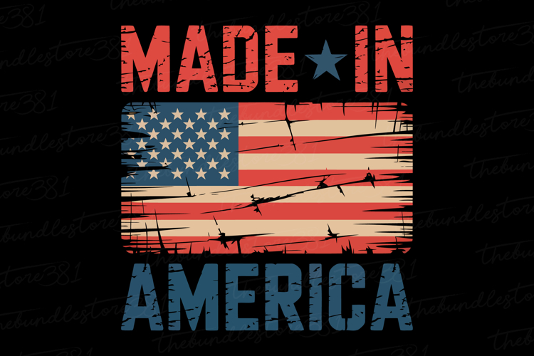 Made in America Svg | 4th of July Svg | Svg Cut File