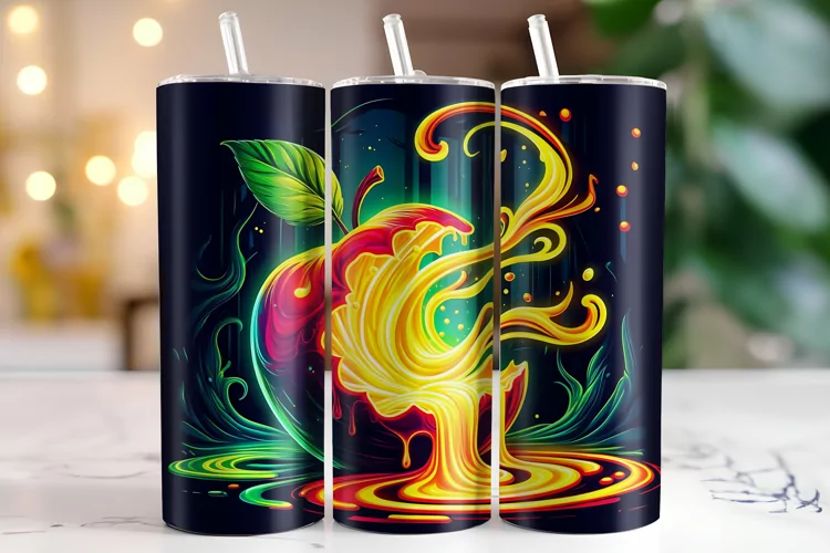 Apple Tumbler Wrap | Sublimation | Tumblers