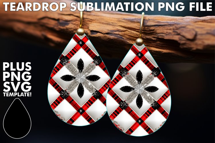 Plaid Patterns Shine: Teardrop Sublimation