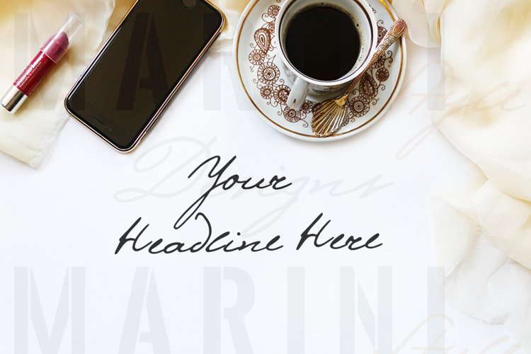 Feminine Styled Stock Mockup for Bloggers & Instagram 774