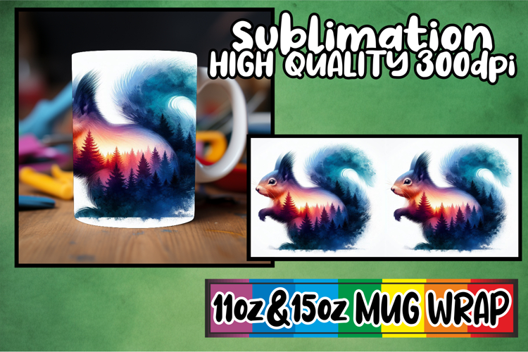 Blissful dreams sublimation print wrap, Animals Art