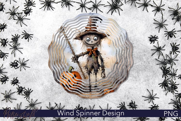 Halloween Voodoo Wind Spinner | Cute Design example image 1
