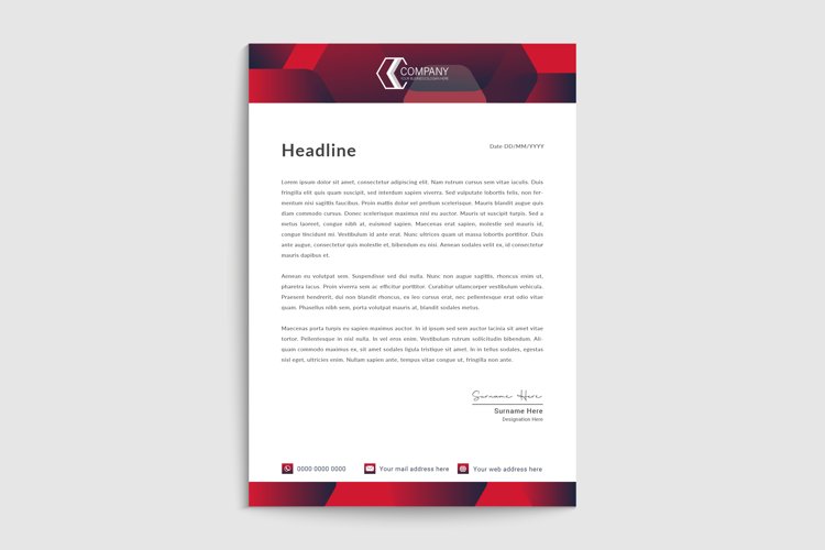 Real Estate Property Letterhead Design