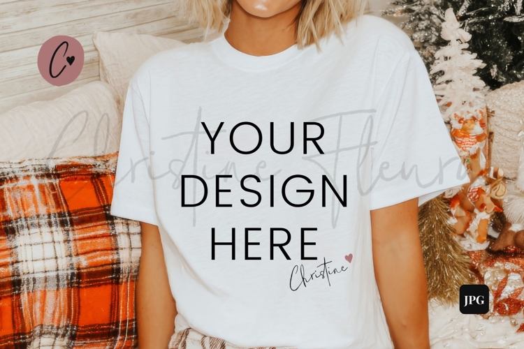 White Fall Shirt Mockup