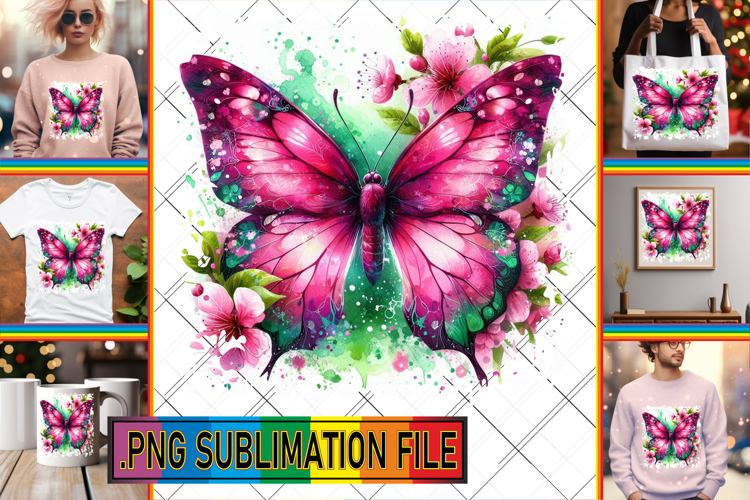 Fun Tote Bag Gift Ideas PNG, Butterfly