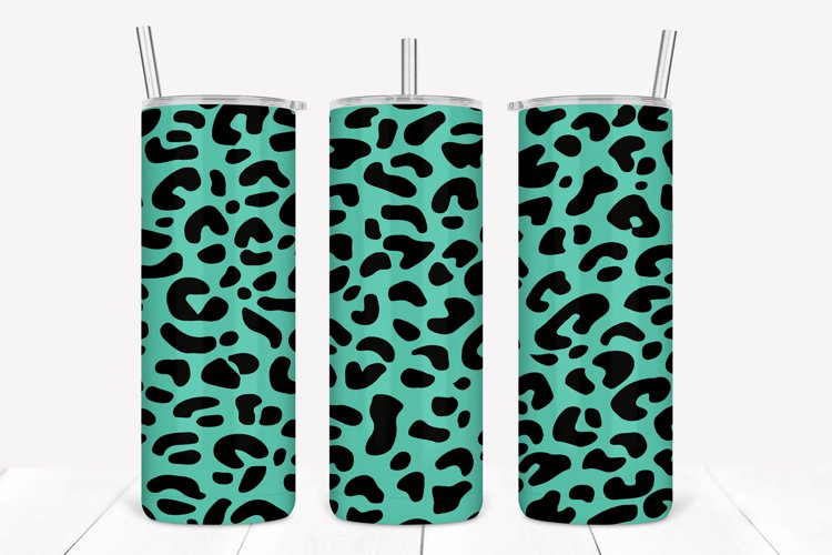 Quartz Leopard Pattern 20oz Skinny Tumbler Sublimation example image 1