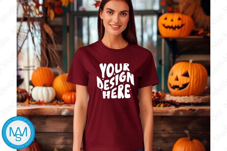 White Tshirt Mockup Image 7