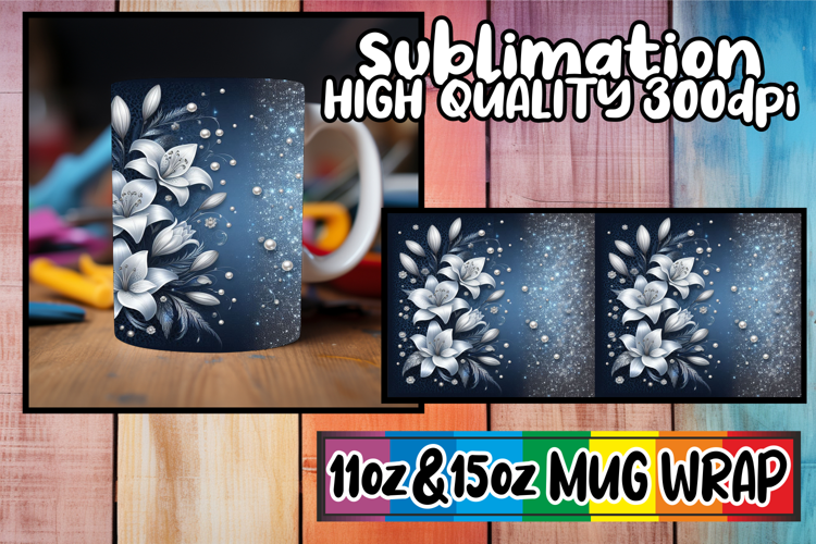 Wonderful morning sublimation 11oz 15oz mug wrap, Leopard Pr