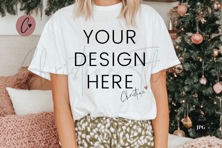 White Fall Shirt Mockup