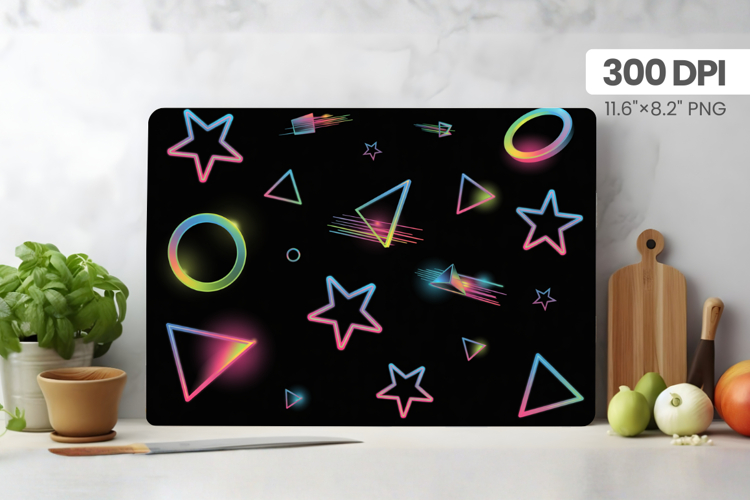 Happy New Year Cutting Board PNG Festive New Years Eve 2026