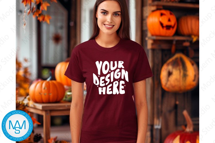 White Tshirt Mockup Image 5