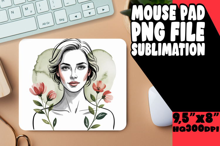 UNIQUE MOUSE PAD GIFT MAGIC, Beauty Woman
