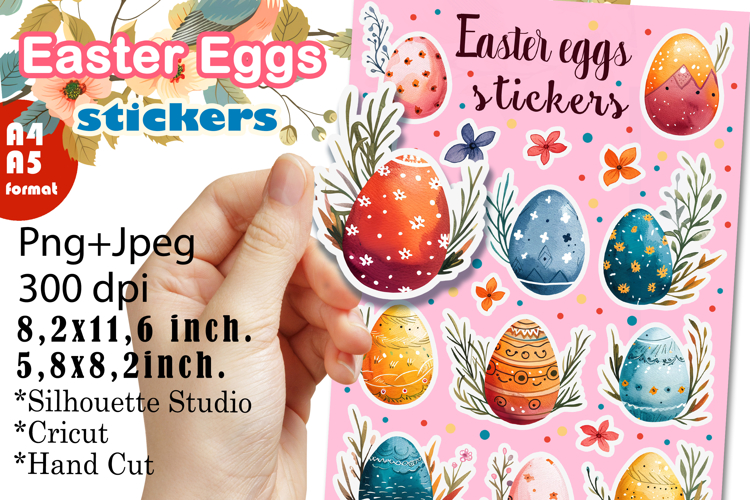 Funny Easter clipart, Easter stickers | png/jpeg