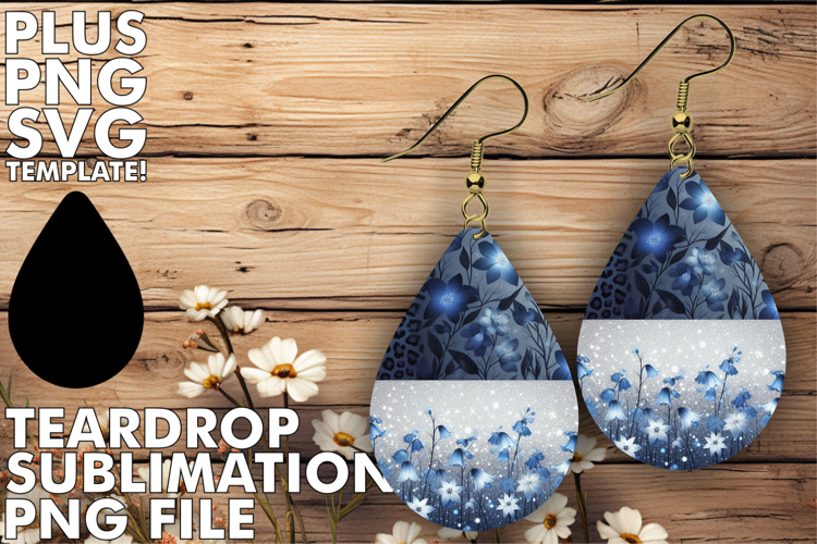 Sweet Teardrop Earrings MAGIC, Leopard Prints