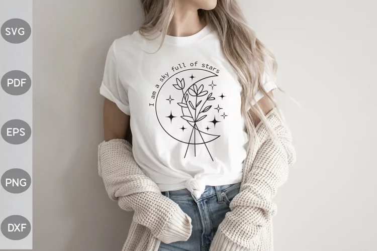 I Am A Sky Full Of Stars SVG Design