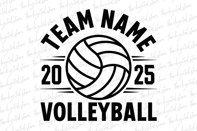 Volleyball Silhouette Image 12