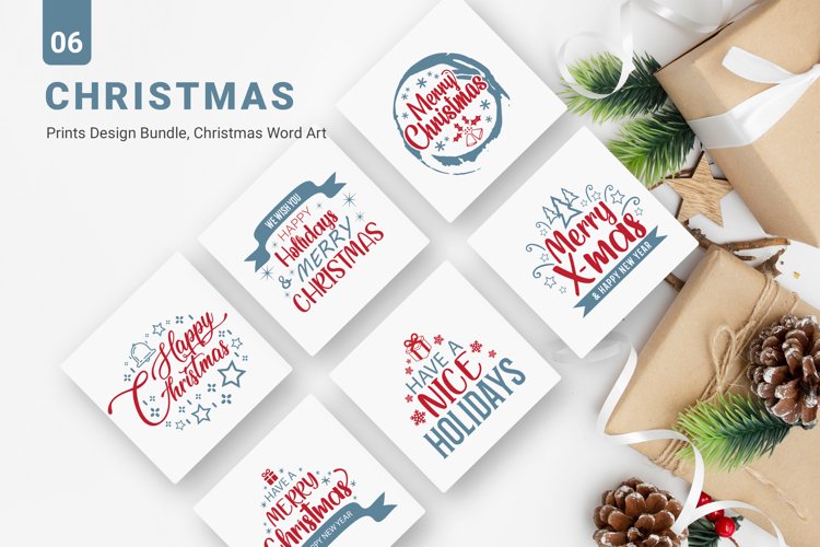 Christmas bundle svg Merry Christmas Winter svg example image 1