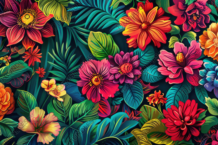 Floral Texture Image 5