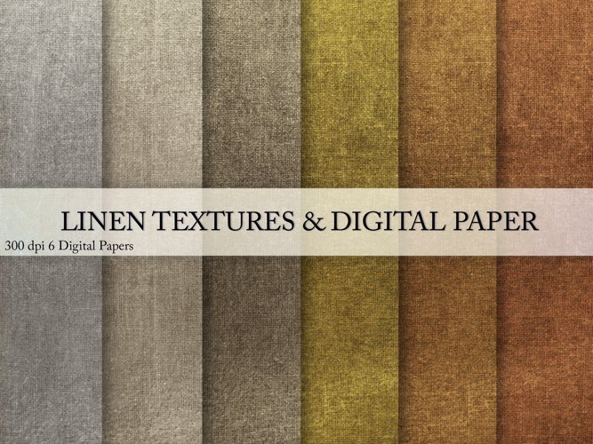 Linen Digital Paper example image 1