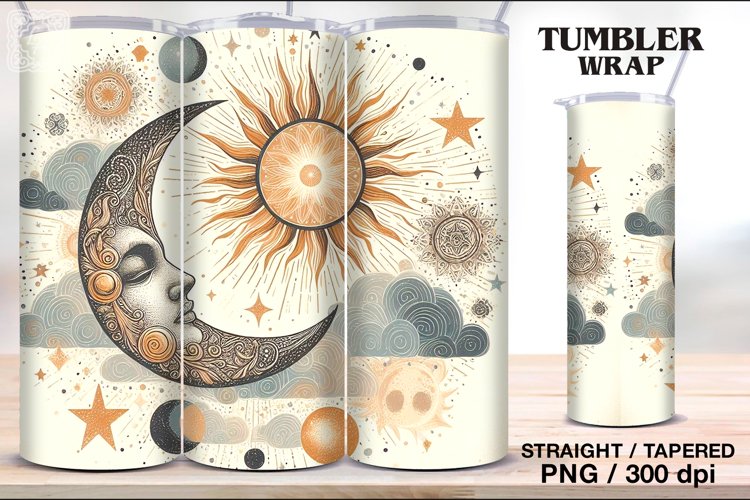 Day&Night Tumbler Sublimation, 20 oz Tumbler Wrap