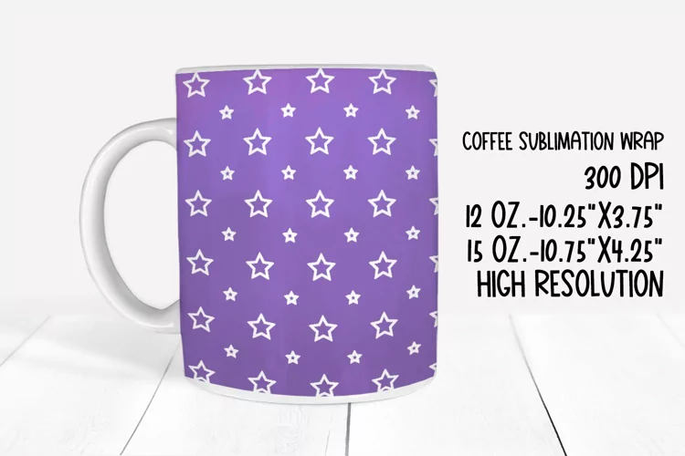 Coffee Mug Sublimation Wrap