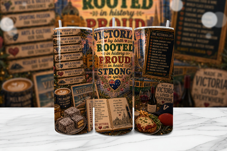 Victoria by Birth Proud Tumbler Wrap