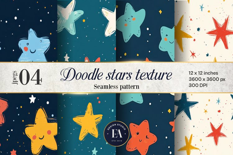 Stars Doodle Image 14