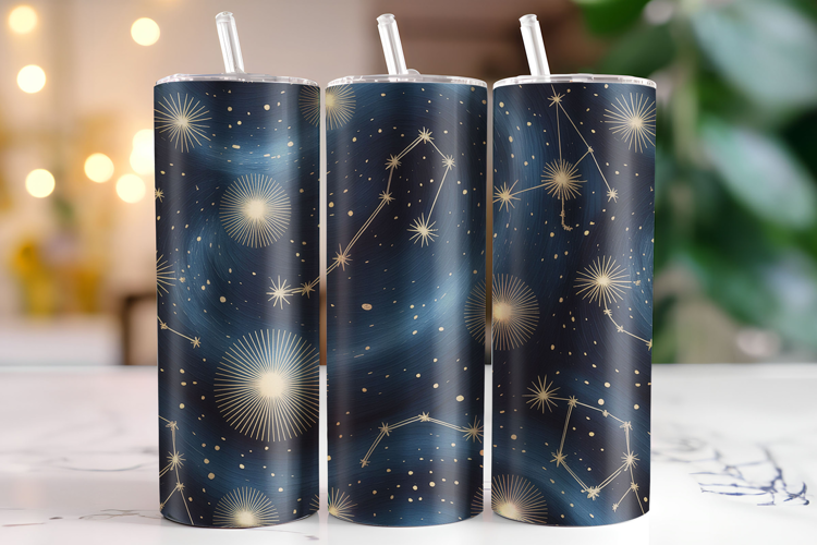 Celestial Tumbler Wrap | Sublimation | Tumblers