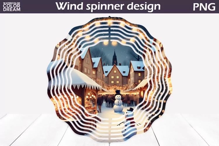 Christmas Wind Spinner | Snowman Wind Spinner
