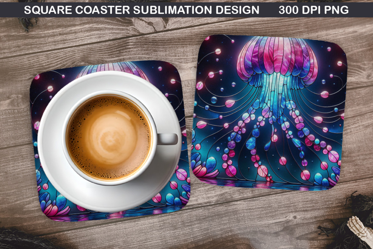 Summer Coaster Sublimation, Summer Coaster PNG Design