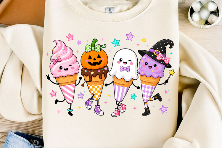 Spooky Ice Cream Crew Shirt