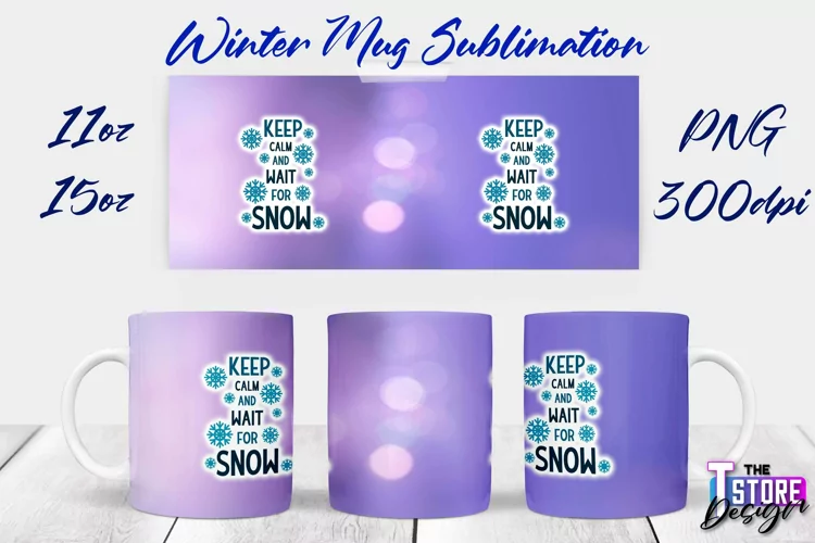 Winter Mug Sublimation | Winter 11 oz |15 oz Mug Sublimation