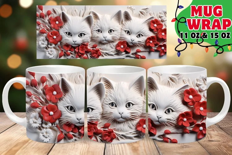 3D Christmas Winter Euphoria Mug, 11oz & 15oz