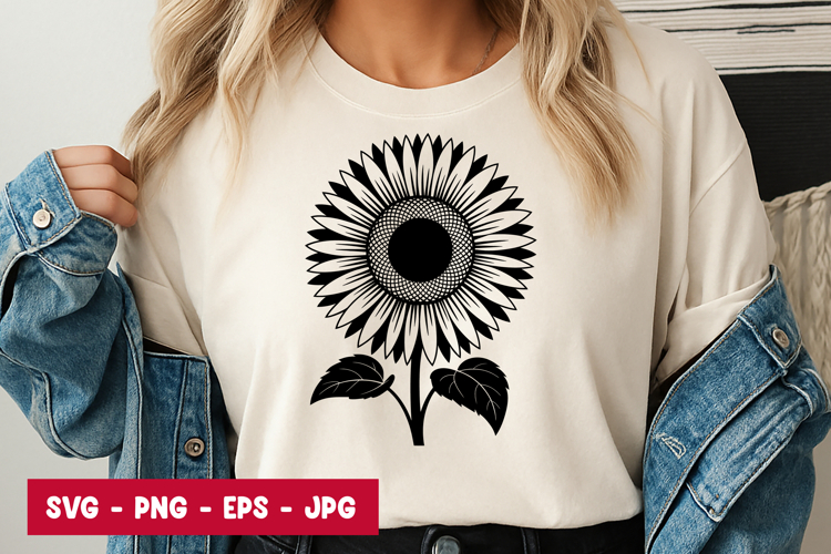 Sunflower Clipart Image 4