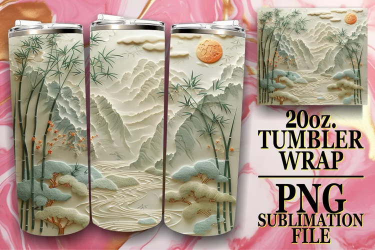 Spring Beauty View Tumbler Design - 20oz