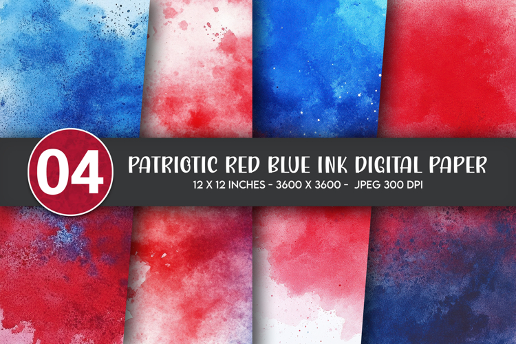 Red White Blue Background