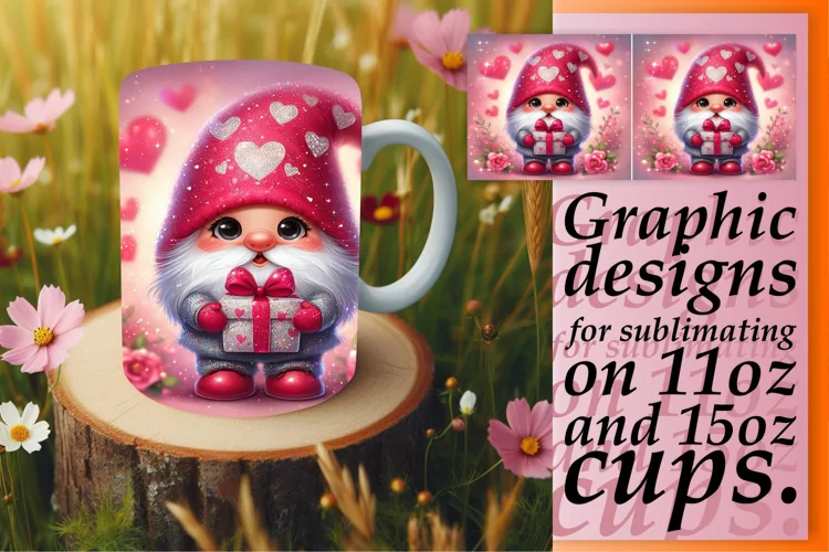 Joyful Gnome Decor for Your Cups