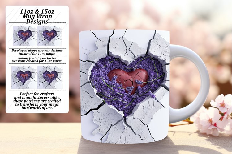 Loves Bliss: 3D Mug Wrap Art