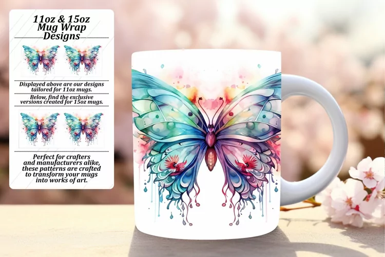 Exquisite 3D Butterfly Mug Revamp