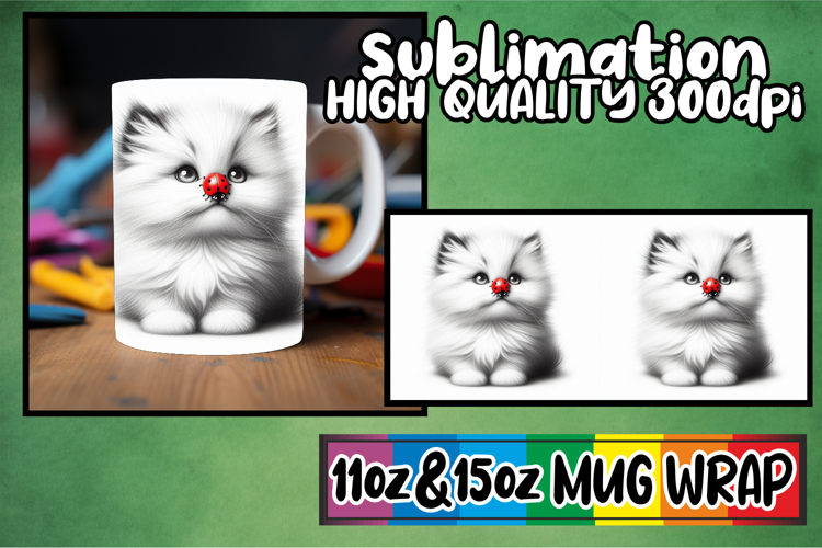Radiant evenings sublimation print wrap, Cute Animals