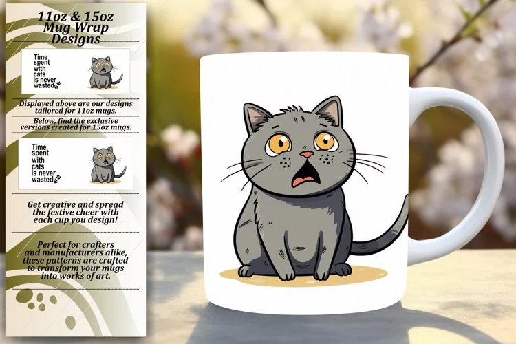 Kitty Wit on Your Cup: Mug Wrap Delights