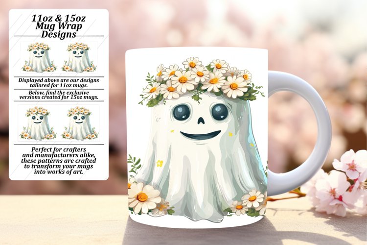 Ghostly Easter Elegance: Mug Sublimation
