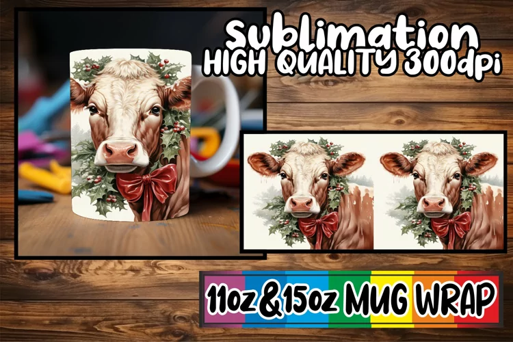 Old-Fashioned Holiday Cheers: Retro Mug Wrap