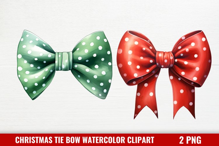 Christmas Bow Clipart Image 11
