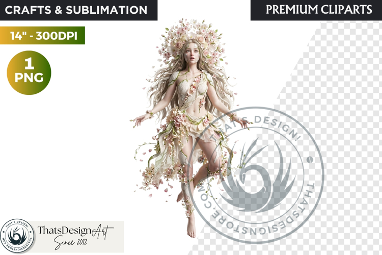 The Vernal Rebirth Dark Fantasy Spring Clipart