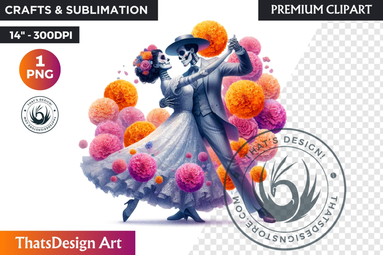 Pastel Floral Day of the Dead Clipart PNG,sugar skull design