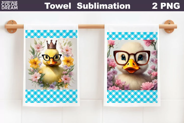 Farm Kitchen Waffle Towel |Duck Towel Sublimation