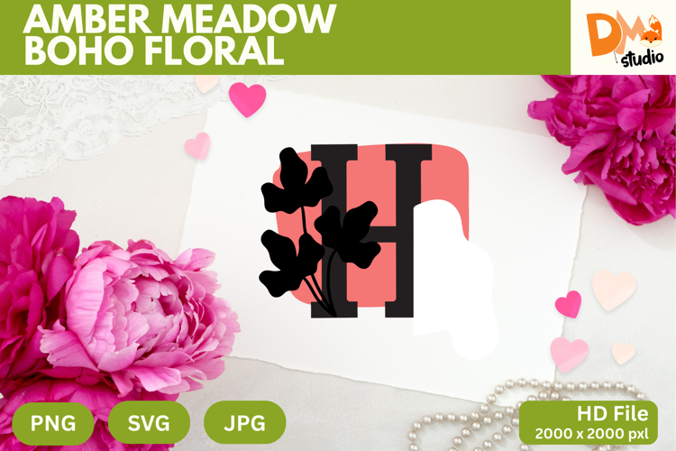 Boho Floral Svg Image 3